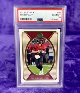 Tom Brady 2022 Panini Legacy POP 9 #91 GEMA MT PSA 10 - Imagen 1 de 2