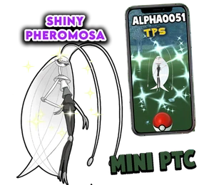 Pokemon Shiny Pheromosa Mini P T C 80k Fast Delivery - Picture 1 of 1