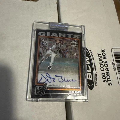 2004 TOPPS CHROME RETIRED AUTO VIDA BLUE SAN FRANCISCO GIANTS TA-VB UNCIRCULATED - Image 1 of 4