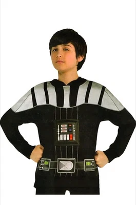 Star Wars Darth Vader Boys Full Zip Hoodie Youth S / M  Graphic Costume  - Image 1 of 3