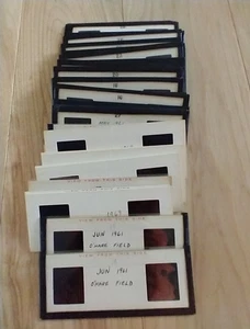Lot/29 Airplanes, Jets O'Hare Field 1960s Vtg Stereo Realist 3D Slide Kodachrome - Picture 1 of 11