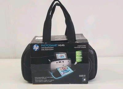 HP Photosmart A646 Digital Photo Inkjet Printer Bluetooth Compact New  - Image 1 of 2
