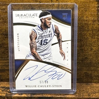Willie Cauley-Stein 2015 Panini Immaculate Collegiate /99 #345 Rookie Auto RC🏀 - Image 1 of 2