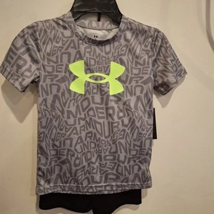 Boys Under Armour Shirt & Shorts Set - Picture 1 of 6
