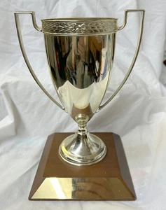 Vintage VCSC Mai 1966 Metall Trophäe Pokal 1. Platz Senior Pferd Ventura County - Bild 1 von 8