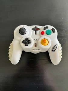 White GameStop Gamecube Wireless Controller 2.4GHz With Receiver Dongle TESTED! - Picture 1 of 5