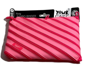 ZipIt Candy Jumbo Binder Pouch 6" x 9" ROSA custodia scuola - Foto 1 di 2