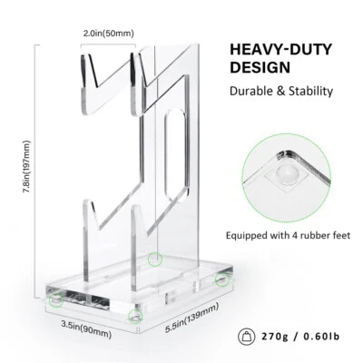 Dual Controller Stand for PS5 PS4 Xbox One NS Switch Universal DeskHolder Gaming - Image 1 of 4