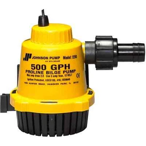 Bomba de sentina Johnson Pump 22502 500 Gph prolina puertos dura - Imagen 1 de 1