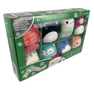 Squishmallow Holiday Christmas Bright Collection Kugeln Ornament 8er Pack XMAS Set - Bild 1 von 15