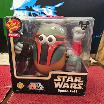 Star Wars Hasbro Playskool Spuda Fett 2007 (Boba Fett) Mr. Cabezal de patata Foto 1 de 4