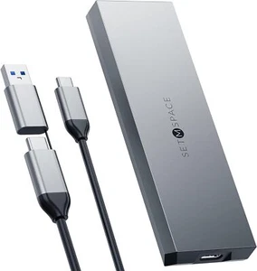 10Gbps M.2 NVMe SSD Enclosure USB 3.2 Gen 2 Type C SSD Adapter For NVMe SSD UASP - Picture 1 of 11