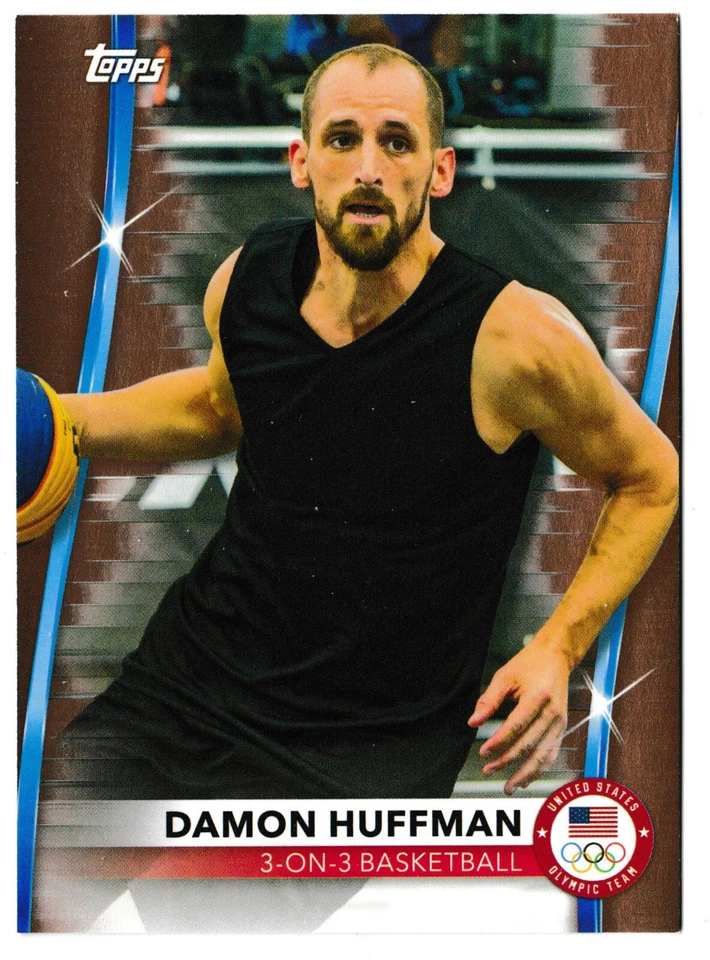  2020/2021 Topps Tokyo Olympics Team USA Bronze Parallel #44 Damon Huffman - Image 1 of 1