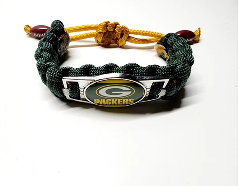 Green Bay Packers Adjustable Charm Bracelet Fan Apparel & Souvenirs Football NFL Cover