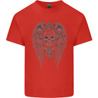 Skull Wings Viking Gothic Wings Gym Biker Mens Cotton T-Shirt Tee Top