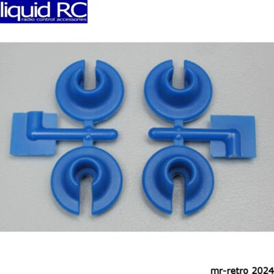 RPM R/C Products 73155 Spring Cups Lower Blu Tra Nitro Slash/Rally 4x4(4 - Image 1 of 2
