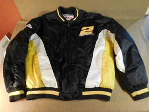 Vintage Nascar Nutmeg RUSTY WALLACE #2 Jacket Men's Large - Picture 1 of 5