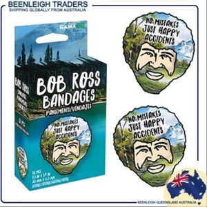 BOB ROSS ADHESIVE BANDAGES No Mistakes Just Happy Accidents Brand New - Picture 1 of 9