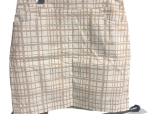 Hilary Radley Women’s White/Beige Pattern Stretch Skort Size Small - Picture 1 of 6