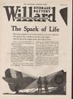 1919 Willard Battery Military War Wwi Airplane Aviation 2 Page Ad Av-123