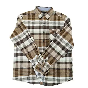 Dakota Grizzly Herren Größe Large 100 % Baumwolle kariert Flanell Button-Down Hemd - Bild 1 von 7
