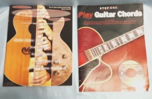 2 Guitar Lesson Books With DVDs never played, No Marks on Pages, Lightly Used - Picture 1 of 2