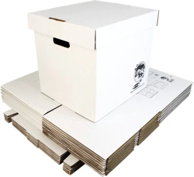 SQUARE DEAL RECORDINGS & SUPPLIES 10 Heavy-Duty Cardboard 12" Vinyl Record Storage Boxes - Holds 90 Each #12BC13