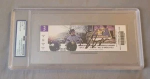 Harrison Smith signed NFL Debut Full Ticket 9/9/12 IP auto PSA slab Vikings - Picture 1 of 4