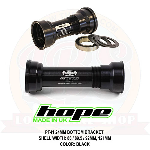 Soporte inferior Hope PF41 para husillos de 24 mm 86/89,5/92/121 mm carcasa - nuevo Foto 1 de 1