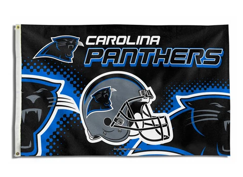 NEW Carolina Panthers 3x5 Indoor Outdoor Flag Banner NFL Licensed Polyester V2 Cover