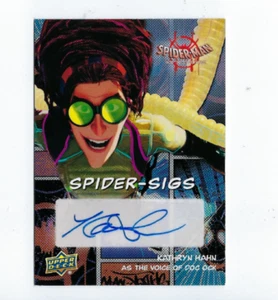 2022 Spider-Man Into the Spider-Verse auto Kathryn Hahn Doc Ock SSA-KH SHORT - Foto 1 di 2