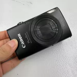 Canon PowerShot ELPH 170 IS 12x 20 MP Compact Digital Camera Black 85%NEW - Picture 1 of 3