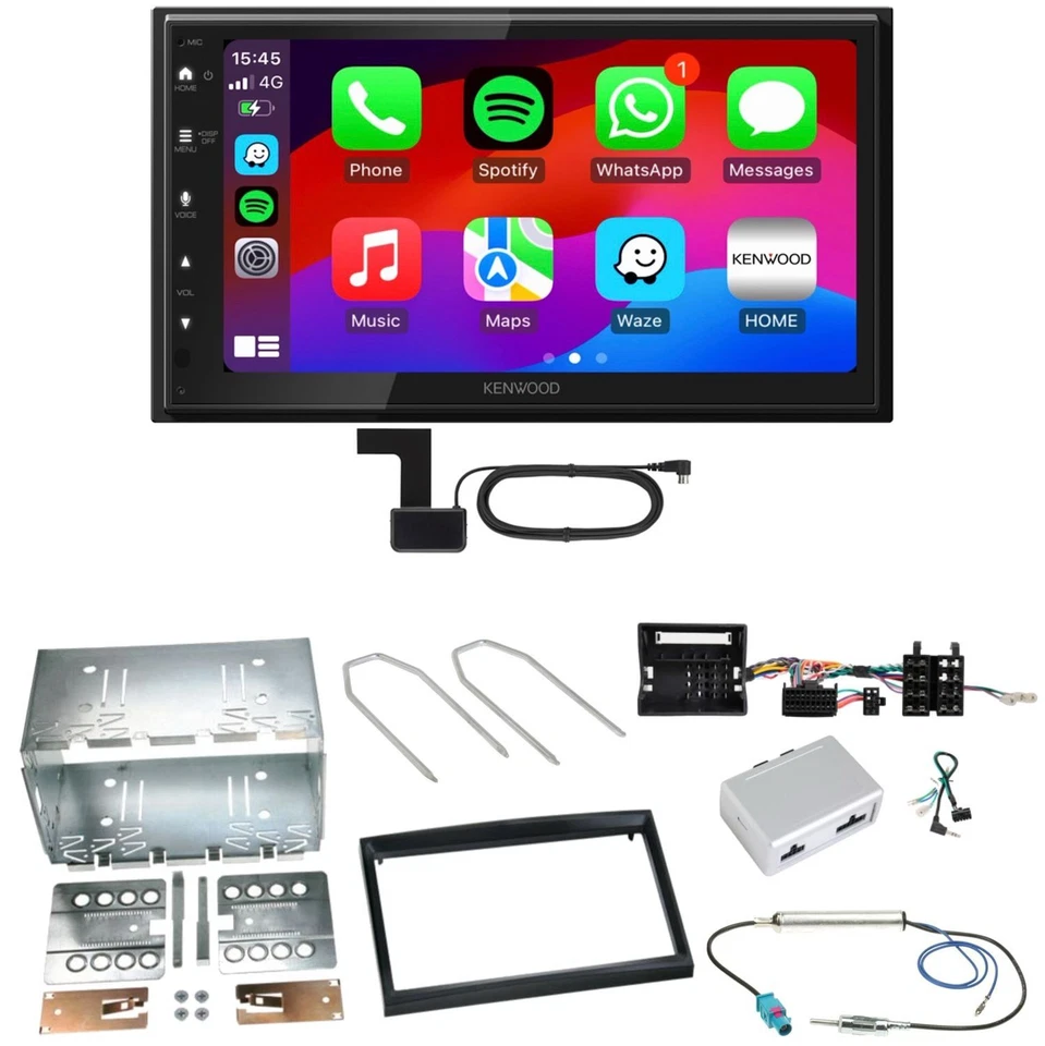 Kenwood DMX6523DABS Android Auto Einbauset für Citroen C2 C3 Berlingo Jumpy - Bild 1 von 1