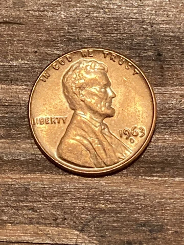 1963 D Lincoln Penny Cover