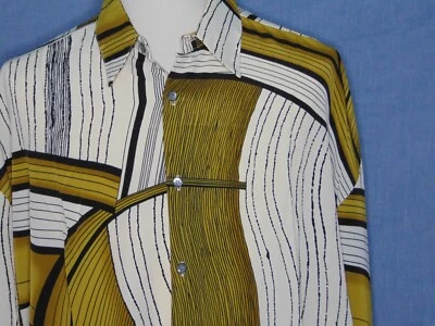 Monzini Collection Dress Shirt Men 2X White Design Button Up Long Sleeve New - Image 1 of 4