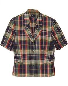 BROOKSFIELD Womens Shirt Blouse IT 44 Medium Multicoloured Plaid DG64 - Picture 1 of 3