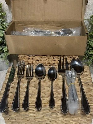 Reed & Barton Berkshire 70 Piece Set Serves 12 New Stainless 18/10 - Image 1 of 4