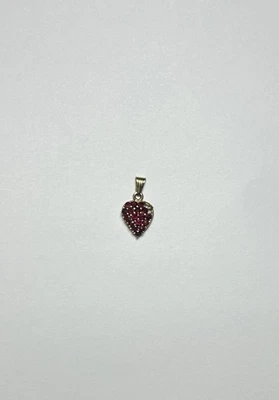 Ruby Necklace Pendent With 14 Karat Gold - Image 1 of 4