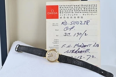 Reloj Pulsera Omega Mujer Ref 511.238 Funcionamiento - Papeles Originales 1970 Foto 1 de 4