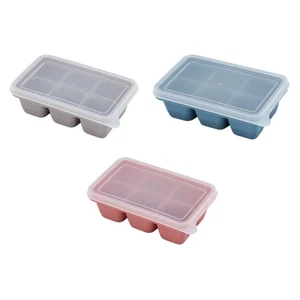 3pcs Kitchen Ice Making Tray Silicone Ice Mold Rectangular Mold Tray - Picture 1 of 12