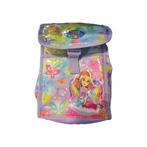 Rare HTF Vintage Lisa Frank Glitter Angel Girl Lunch Bag 90’s Multicolor Wings  - Picture 1 of 18