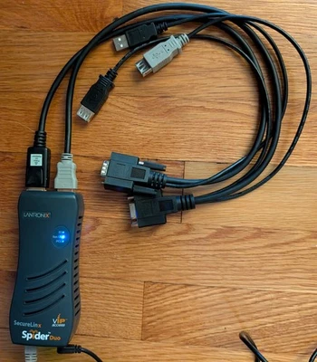Lantronix SLSLP400USB SecureLinx Spider Duo VIP Access KVM-over-IP - Image 1 of 4