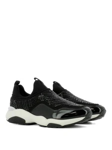 Salvatore Ferragamo Giolly black fabric patent leather Embellished Size 8 $1100 - Picture 1 of 11