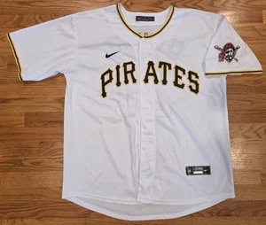 Roberto Clemente Nike Pittsburgh Pirates Stitched #21 Jersey XL Used White MLB - Picture 1 of 24
