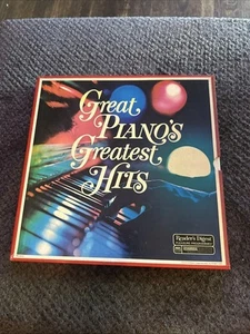 Great Piano's Greatest Hits, 8 LP box set, Reader's Digest  vinyl records Nice! - Picture 1 of 12