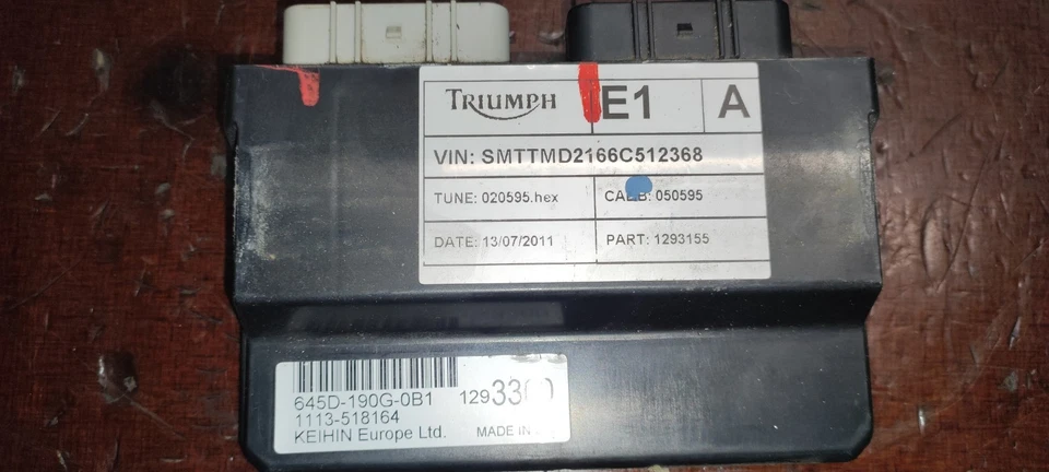 2011 ecu triumph 675 daytona R - Image 1 of 1