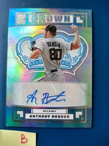 Panini Capstone Crown Anthony Bender 2022 #C-AB Miami automático - Imagen 1 de 2
