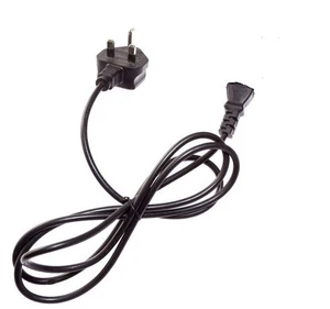 Joblot of 50 Power Cable UK Main Plug BS1363 Kettle Style Lead 3A 250V Adapters - Picture 1 of 4