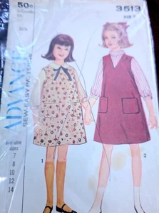 Vestido jersey Advance Children 1960 talla 7 usado buen estado - Imagen 1 de 1