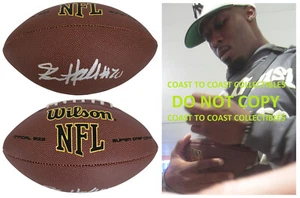 Breece Hall signed Football Proof COA handsigniert New York Jets NFL Iowa State - Bild 1 von 3